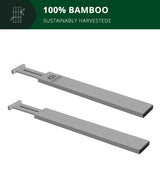Small Adjustable Drawer Dividers Set of 4 Gray