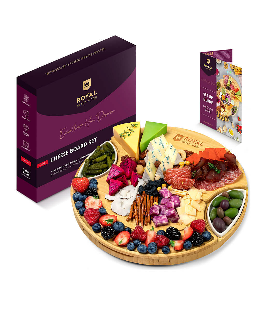 Premium Charcuterie & Cheese Board Set - Shop