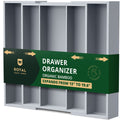 Utensil Drawer Organizer, Gray (5 Slots)