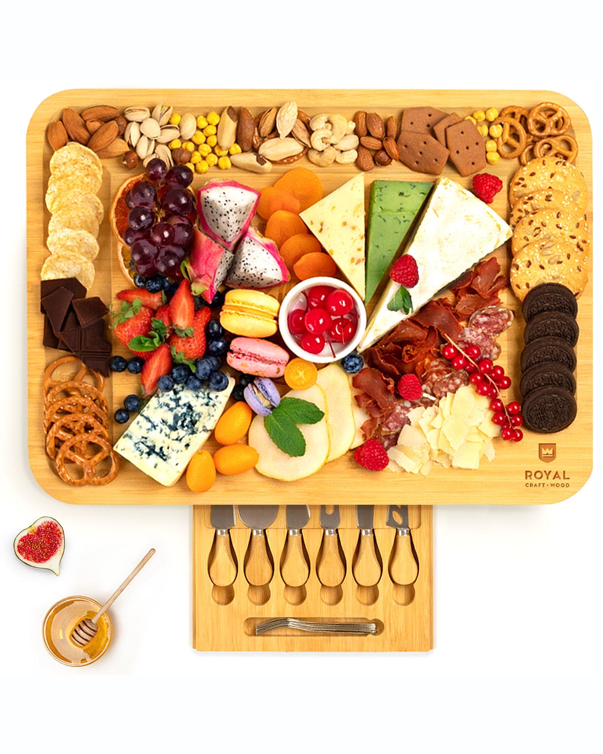 Royal Craft Wood Cheese Board - Thumbnail 3