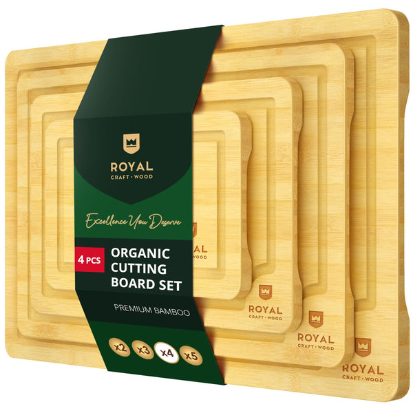 4 Piece Cutting Board Set - Set Of 4 Chopping Boards