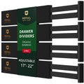 Drawer Dividers 22”, Black