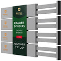 Drawer Dividers 22”, Gray