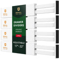 Drawer Dividers 22”, White