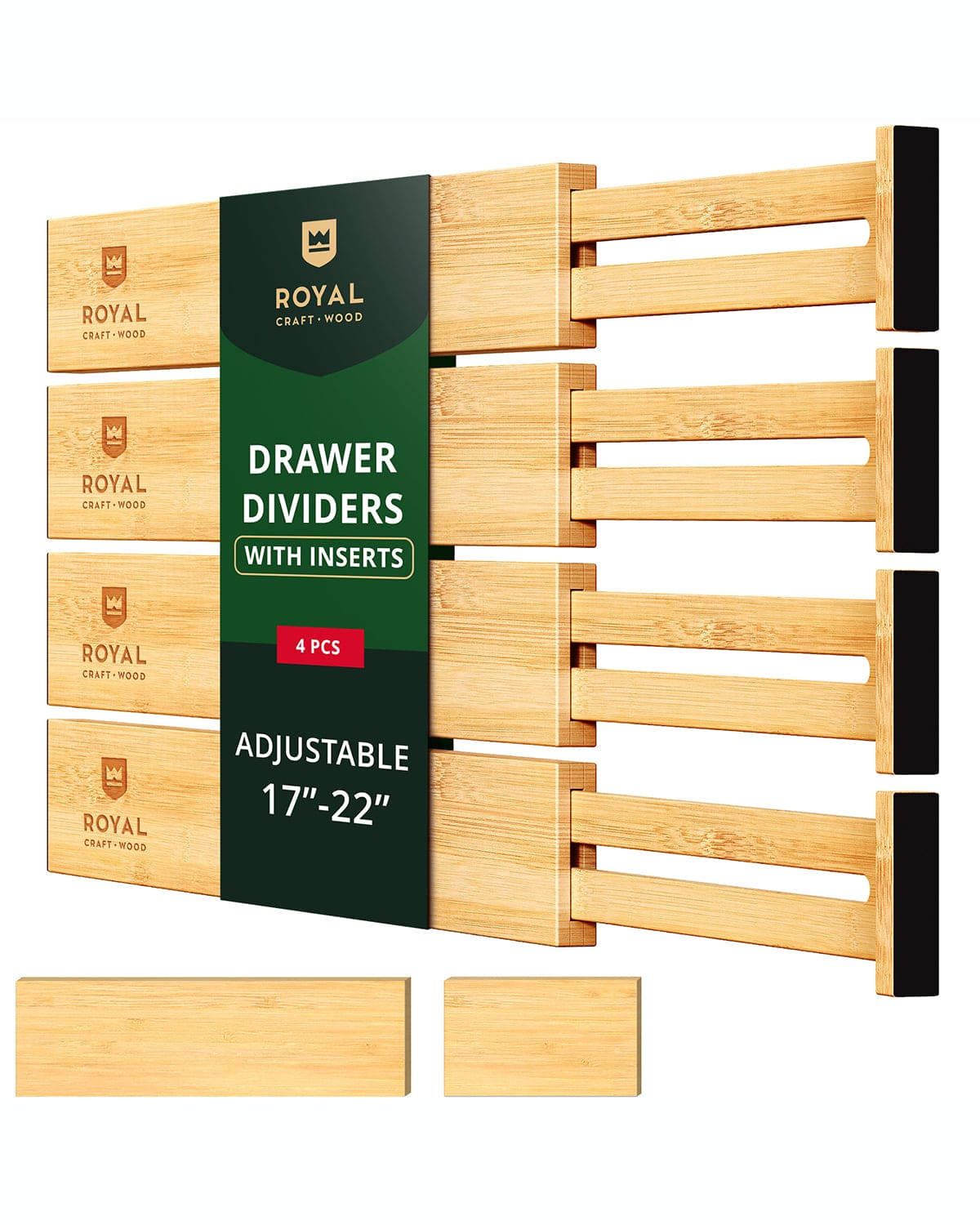 Wooden Drawer Dividers | Royal Craft Wood®