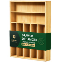 Basic Silverware Drawer Organizer, Natural