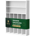Basic Silverware Drawer Organizer, White