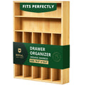 Basic Silverware Drawer Organizer, Natural
