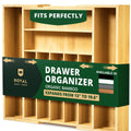 Silverware Drawer Organizer, Natural (9 Slots)