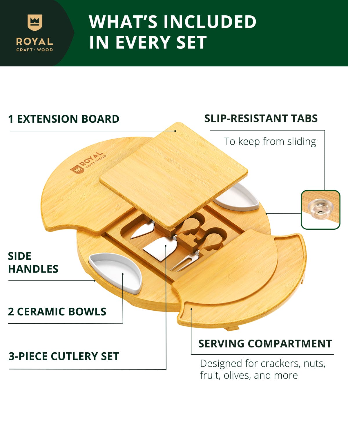 Royal Craft Wood Cheese Board