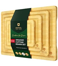 Set of 4 Chopping Boards | Royal Craft Wood®