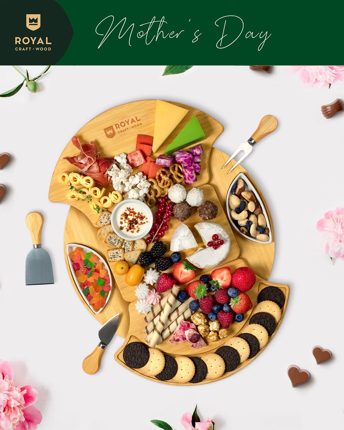 Royal Craft Wood Cheese Board - Thumbnail 2