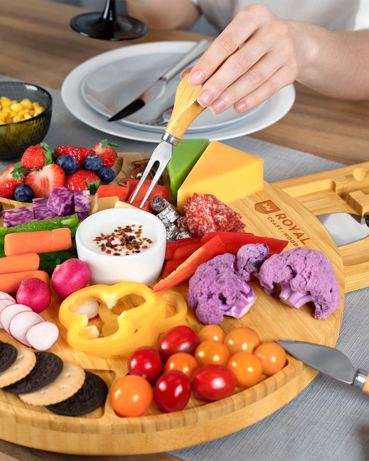Royal Craft Wood Cheese Board - Thumbnail 5