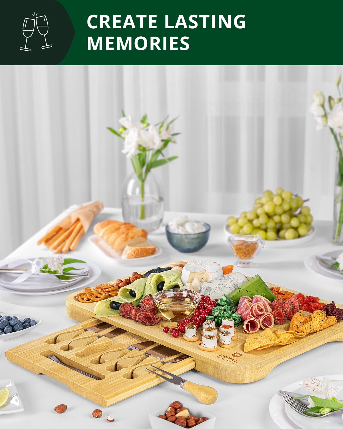 Royal Craft Wood Cheese Board - Thumbnail 2