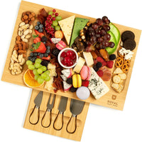 Cheese Board w/knives, 16.5"x11"
