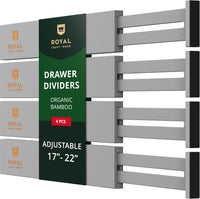 Drawer Dividers 22”, Gray