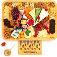 Cheese Board XXL with Cutlery Set