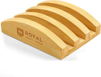Cutting Board Stand with 3 Slots, Natural