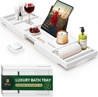 Bathtub Caddy Tray, White