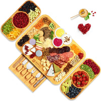 Cheese Board Set with Side Trays