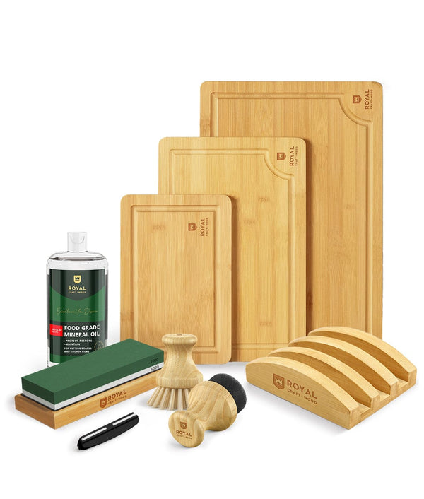 Kitchen Cooking & Care Bundle Set of 6 With Cutting Boards