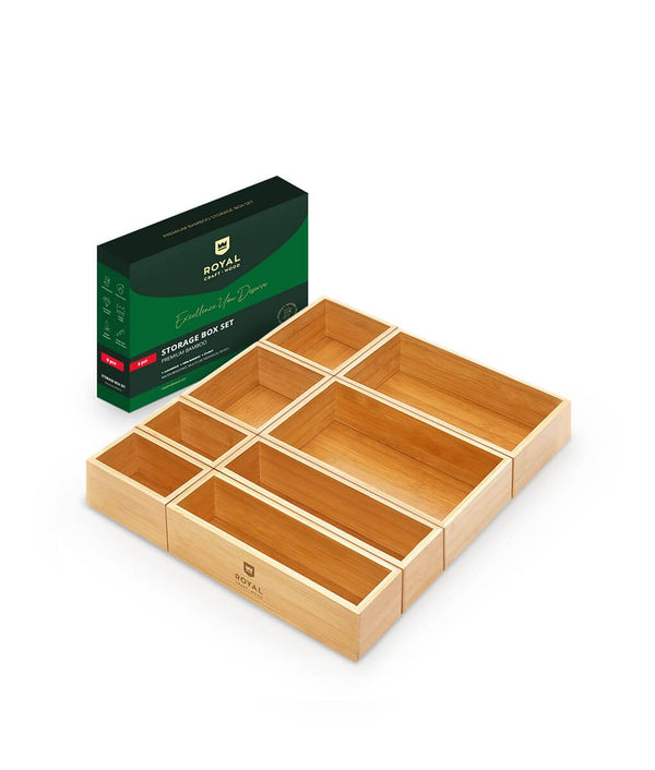 Royal Craft Wood Bamboo Spice Rack Organizer (13.5’’ x 17.32’’ x 2’’ )