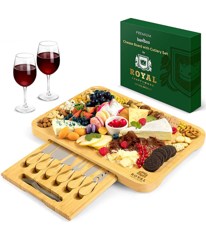 Royal Craft Wood Round Cheese Board, 1 - Fry's Food Stores