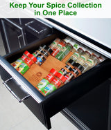 Drawer spice rack organizer 17x13