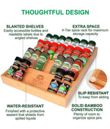 Drawer spice rack organizer 17x13